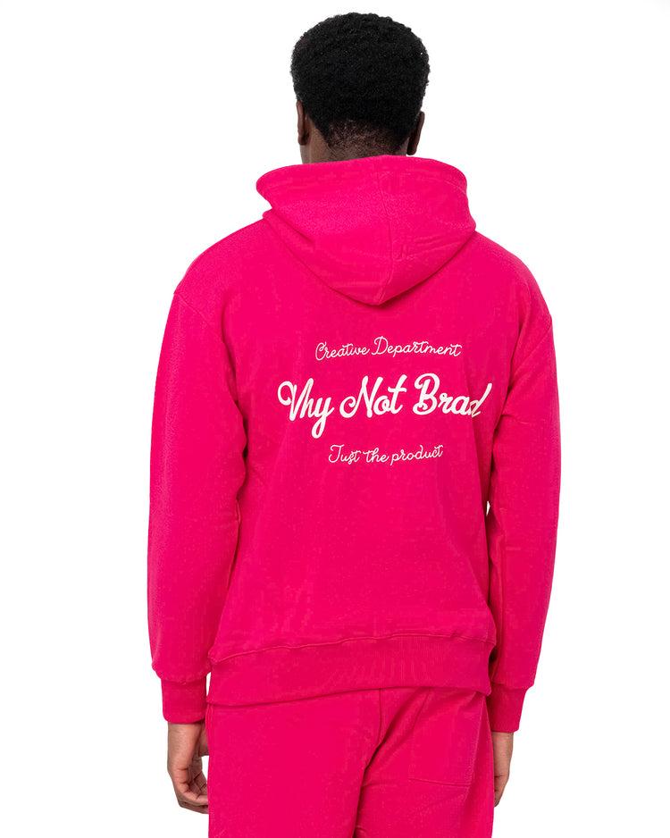 Why not brand Felpa con Cappuccio e Stampa Slogan sul Retro Spedizione Gratuita
