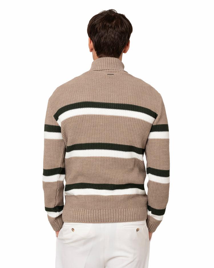 Why not brand Maglione collo alto con righe Lightning offer