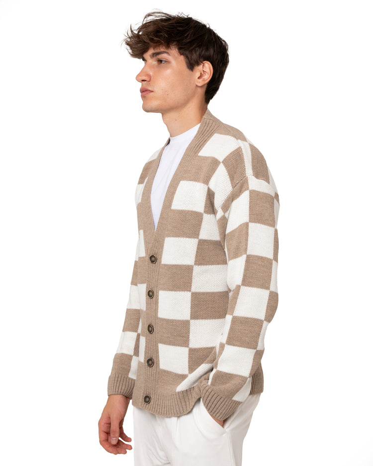 Why not brand Cardigan con fantasia quadri Offerte stagionali