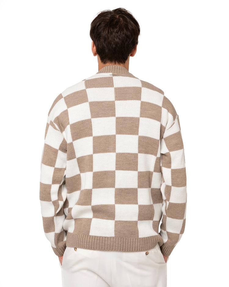 Why not brand Cardigan con fantasia quadri Offerte stagionali