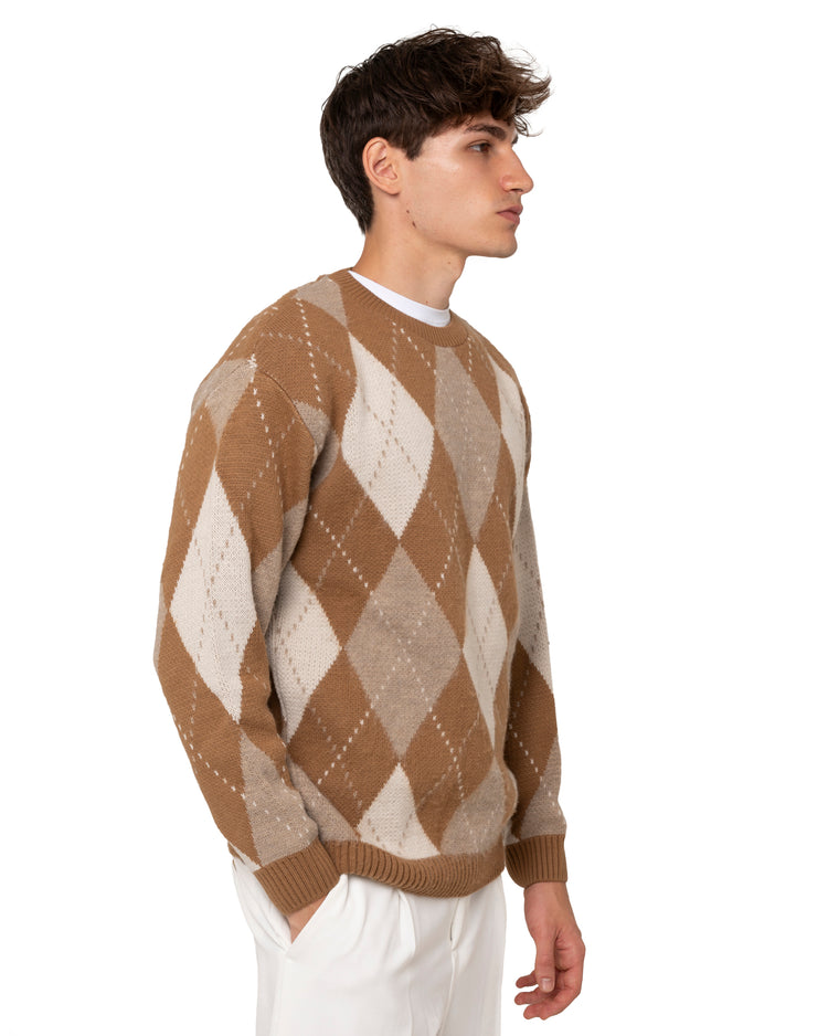 Why not brand Maglione girocollo con rombi Liquidazione