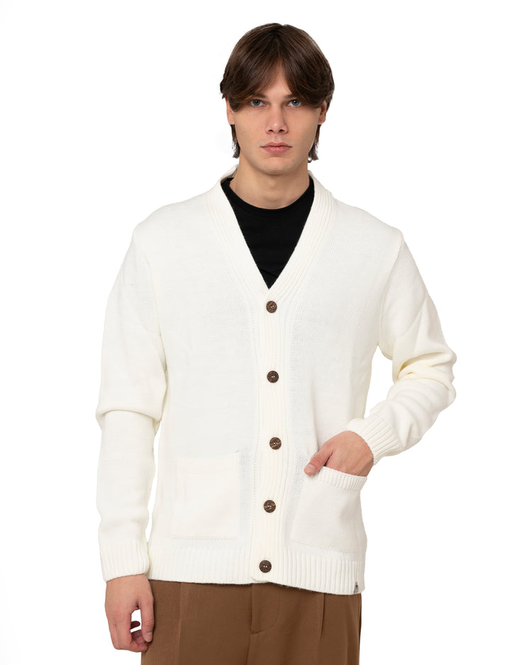 Why not brand Cardigan con bottoni e tasche Comprane uno, ottenene uno gratis