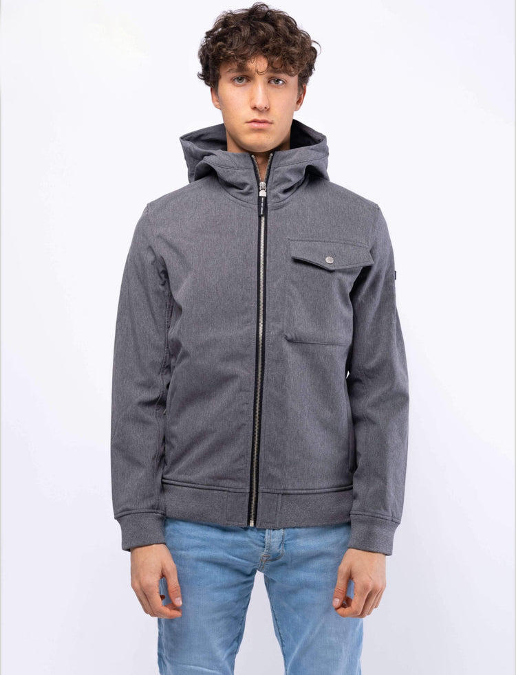 Why not brand Giubbino Grigio Con Zip Limitato a 3 giorni