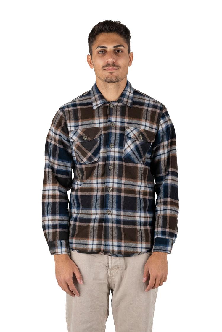 Why not brand Giacca Camicia a quadri Marrone Duty-free
