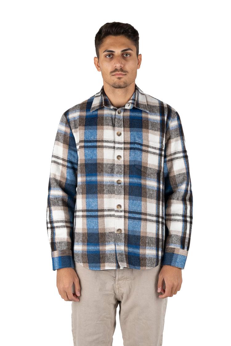 Why not brand Giacca Camicia a quadri Blu 50% di sconto per tempo limitato