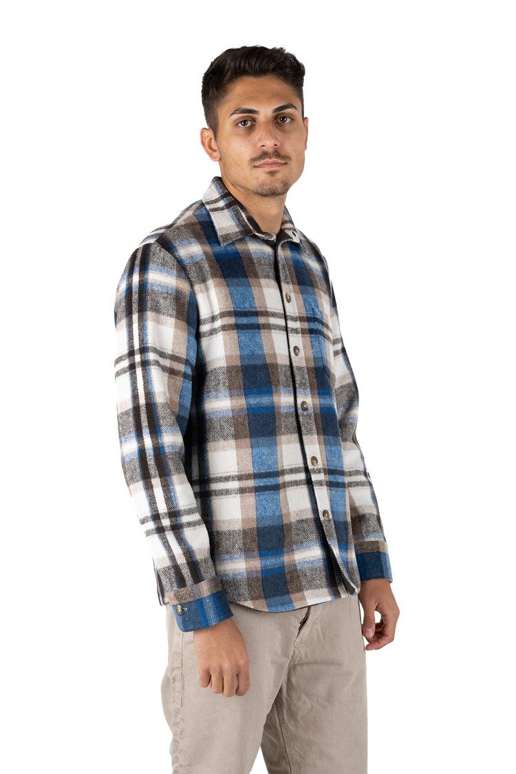 Why not brand Giacca Camicia a quadri Blu 50% di sconto per tempo limitato