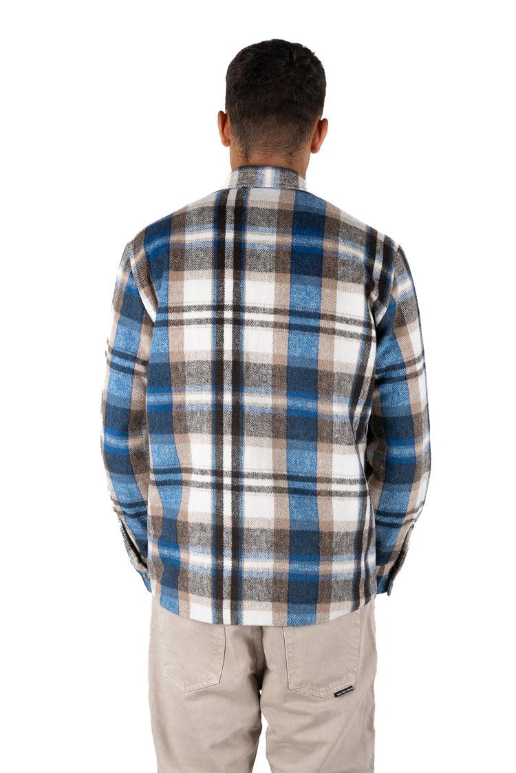 Why not brand Giacca Camicia a quadri Blu 50% di sconto per tempo limitato