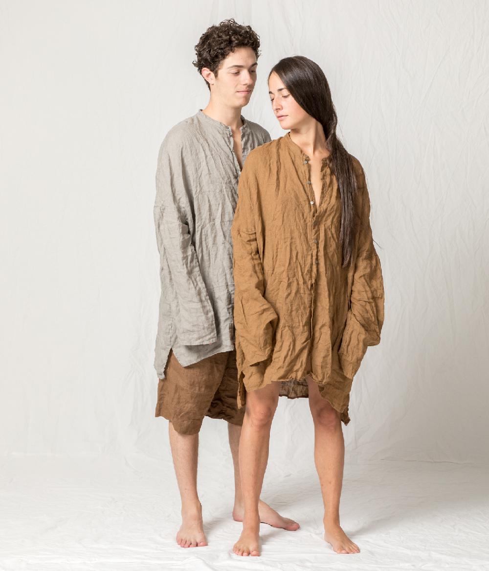 Album Di Famiglia art. 22SU1241 LIGHT LINEN LOOSE COREANA Vendita Economica