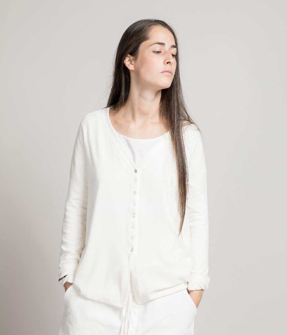 Album Di Famiglia art. 21WUP#41_151 CARDIGAN SOFT INTERLOCK Offerta speciale della fabbrica