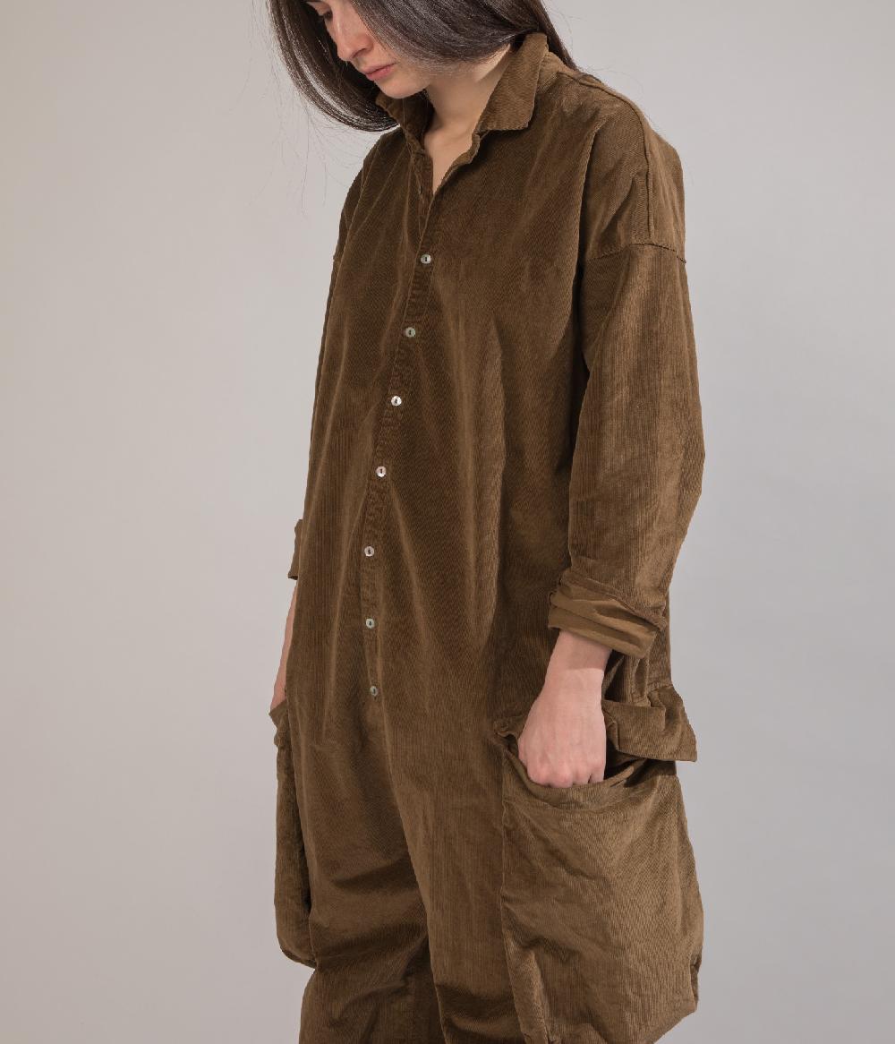 Album Di Famiglia art. 20W6084 CORDUROY CARGO JUMPSUIT In Vendita