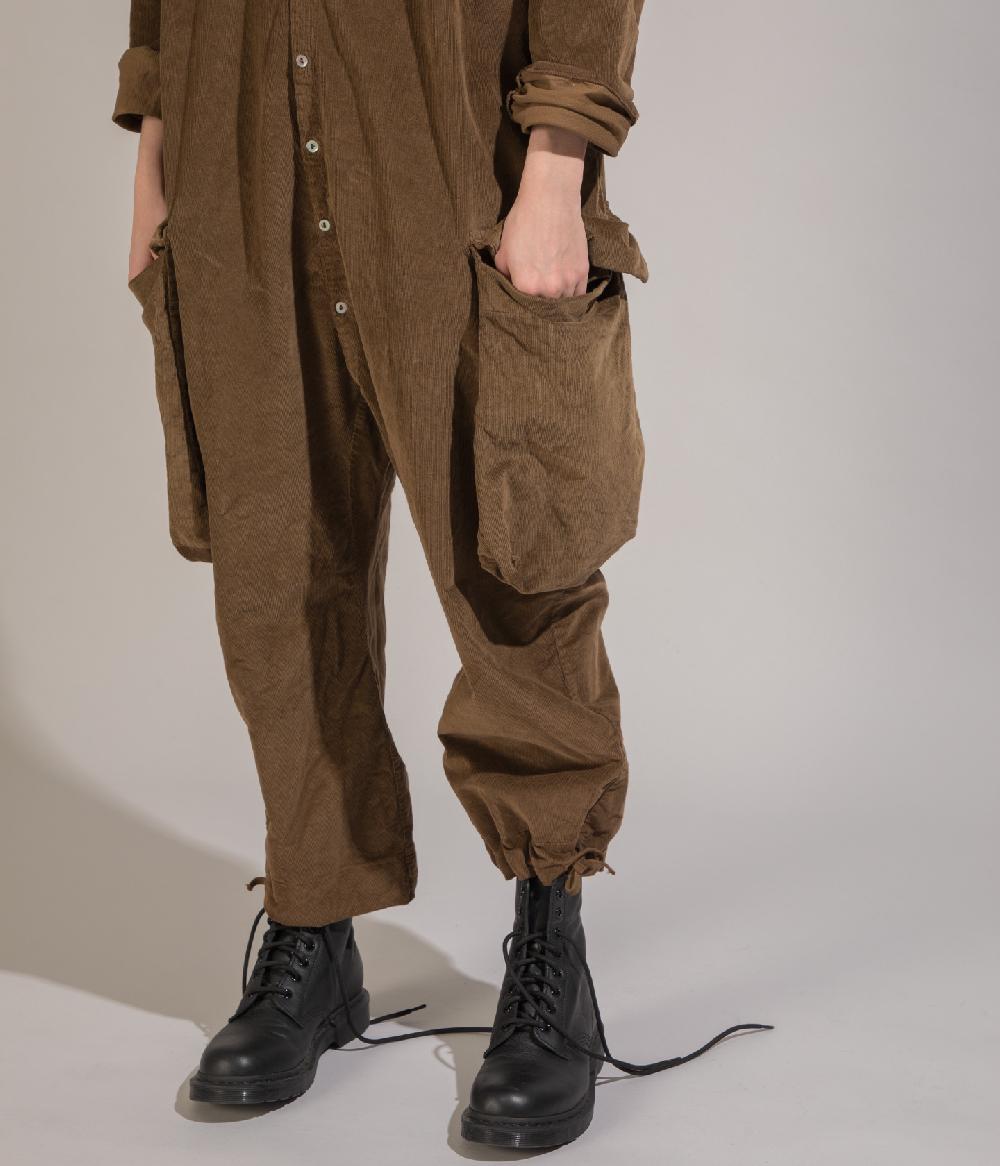 Album Di Famiglia art. 20W6084 CORDUROY CARGO JUMPSUIT In Vendita