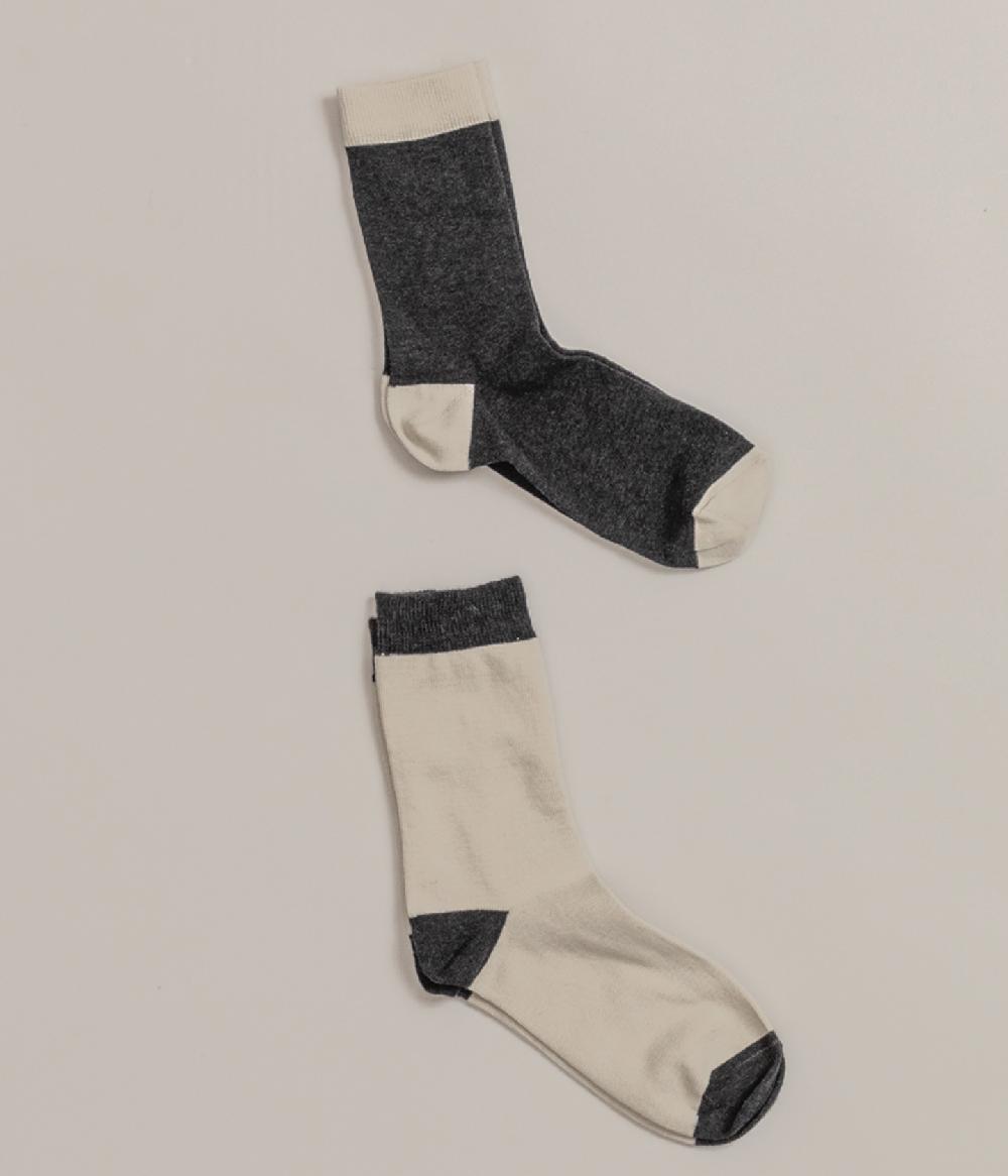 Album Di Famiglia art. 21W9043 SOCKS BICOLOR 2 pieces Vendita