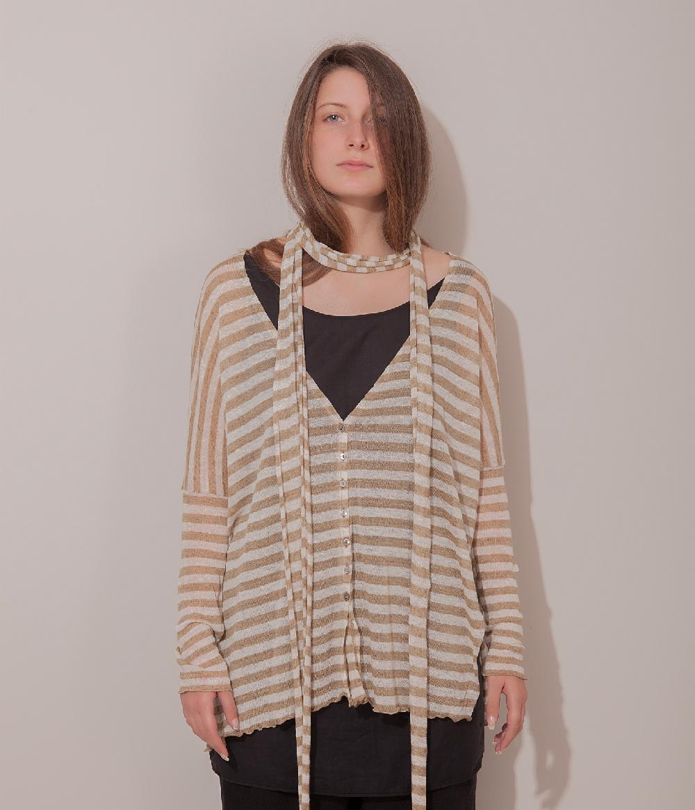 Album Di Famiglia art. 17S#41_80 STRIPED CARDIGAN LR Acquista Ora
