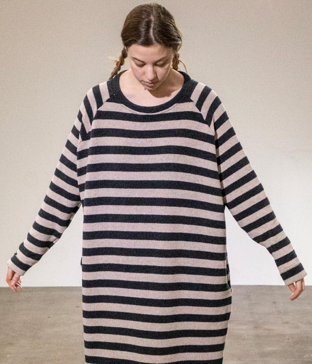 Album Di Famiglia art. 22W31_170 STRIPED DRESS ST Consegna Veloce
