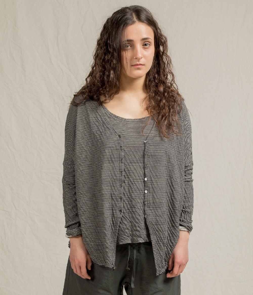 Album Di Famiglia art. 21SUP#40_165 STRIPED OVERSIZED JUMPER T Affare Del Giorno