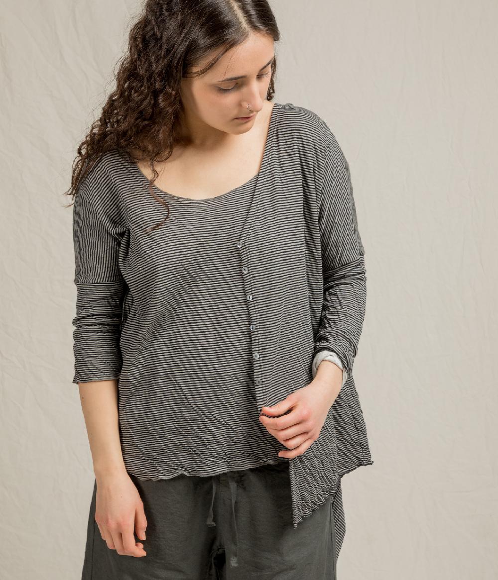 Album Di Famiglia art. 21SUP#40_165 STRIPED OVERSIZED JUMPER T Affare Del Giorno