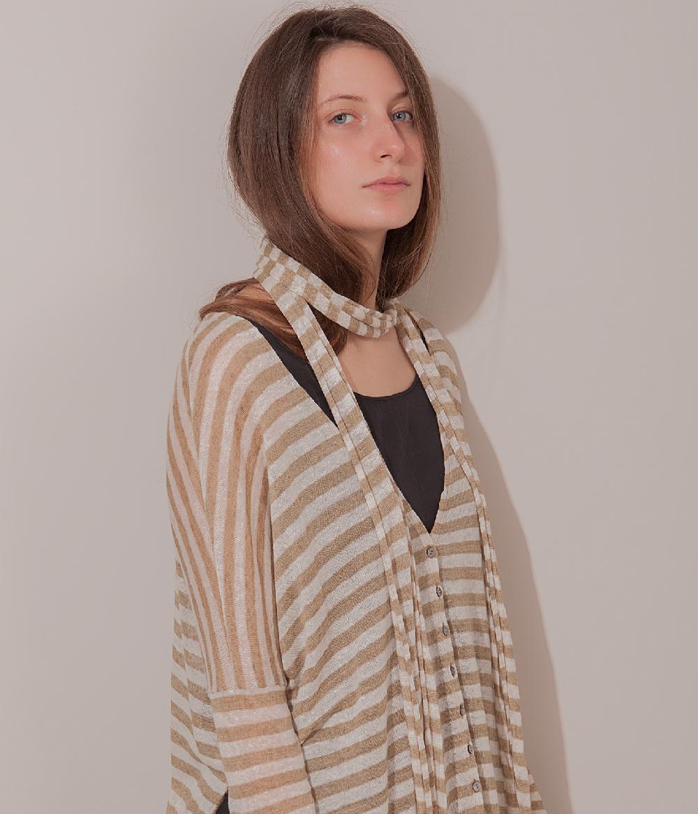 Album Di Famiglia art. 17S#94_11 STRIPED SCARF LR Prezzo Ridotto