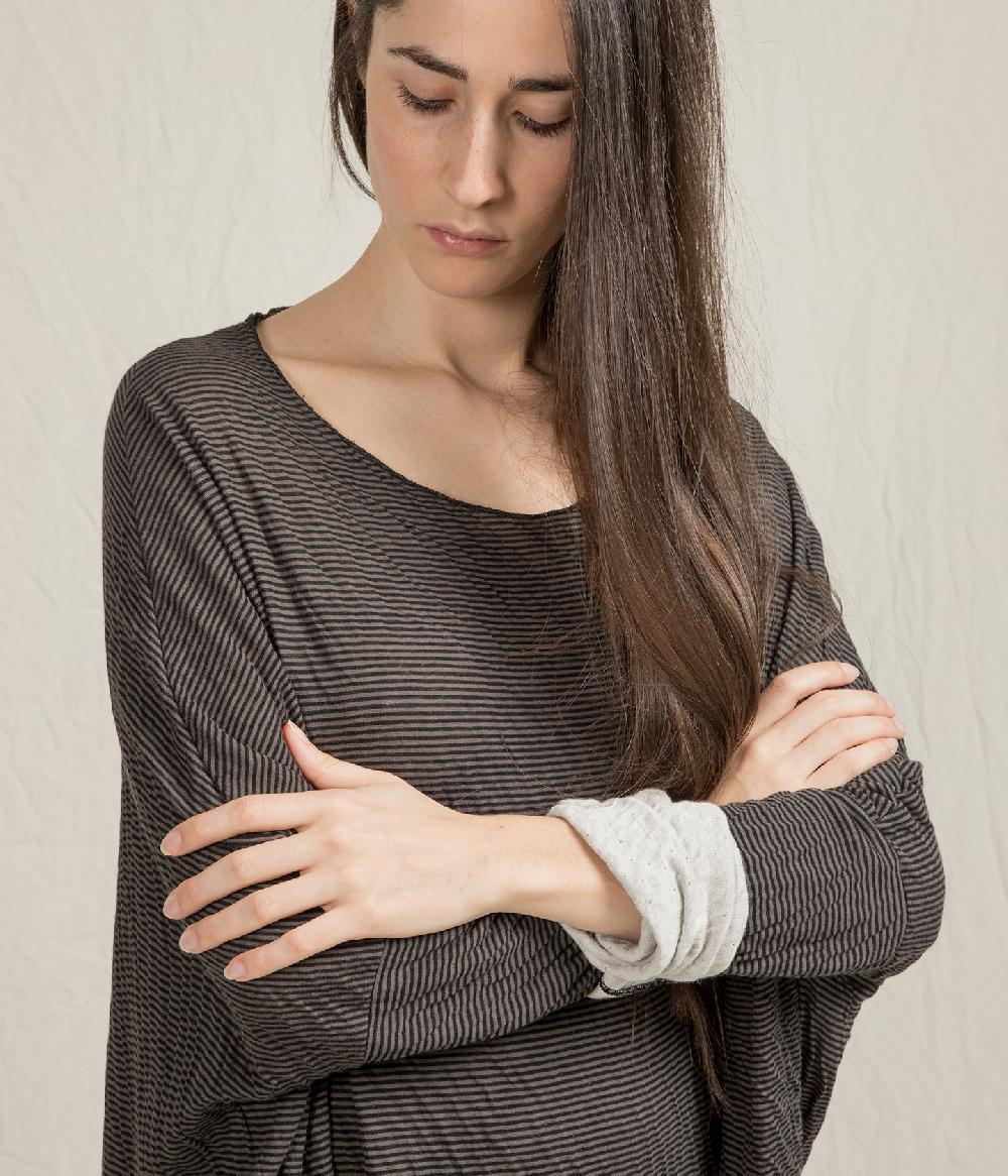 Album Di Famiglia art. 21SUP#31_129 STRIPED T-DRESS T (S-L) Convenienza
