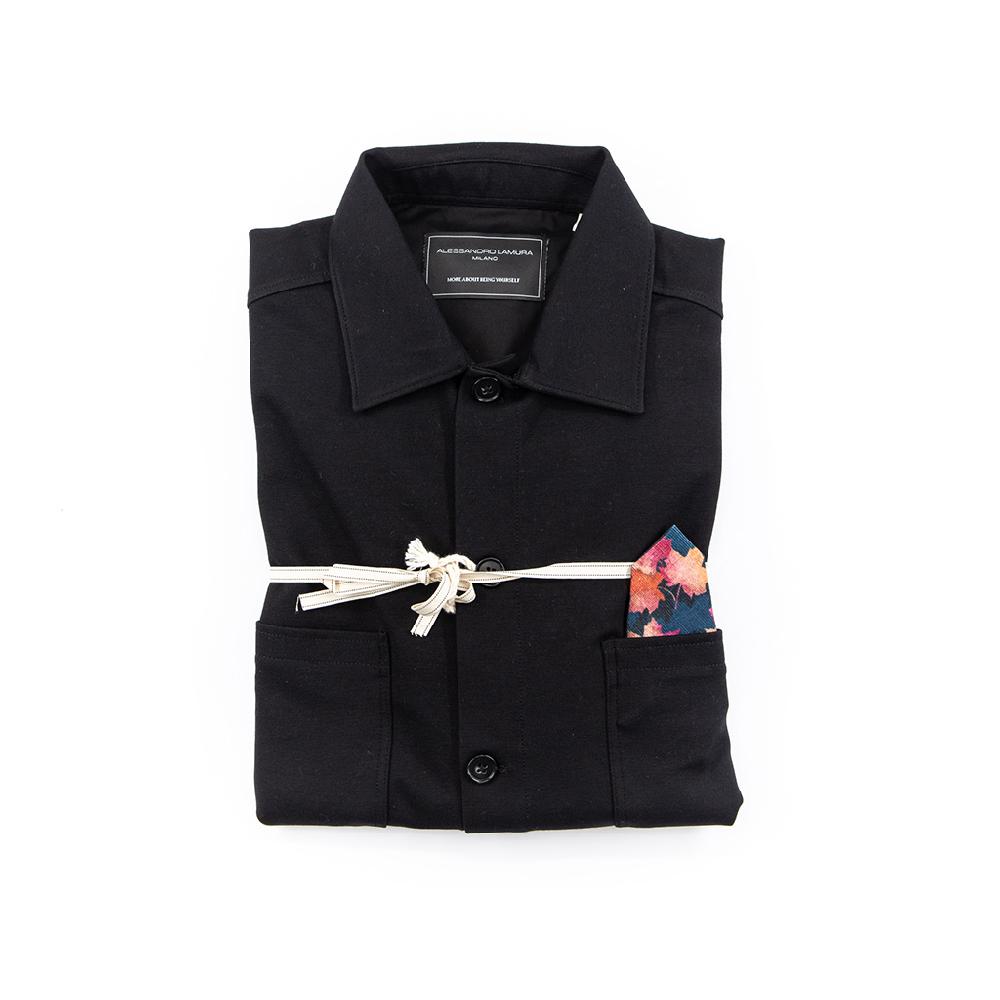 Alessandro Lamura Camicia Overshirt Strech – Collo Italiano Hotsell