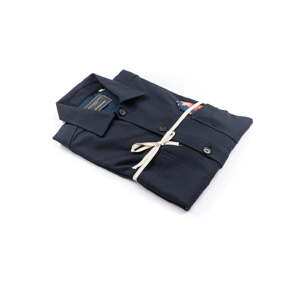 Alessandro Lamura Camicia Overshirt Strech – Collo Italiano Vendita Calda