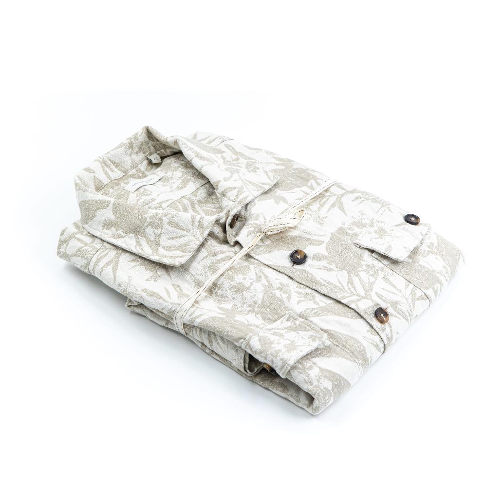 Alessandro Lamura Camicia Overshirt Jaquard – Collo Francese Novità