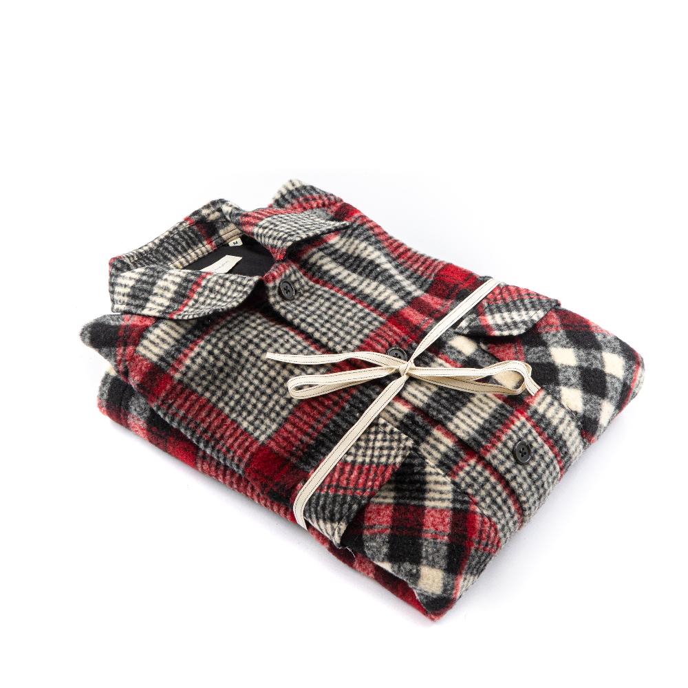 Alessandro Lamura Camicia Overshirt a Quadri – Collo Italiano Online