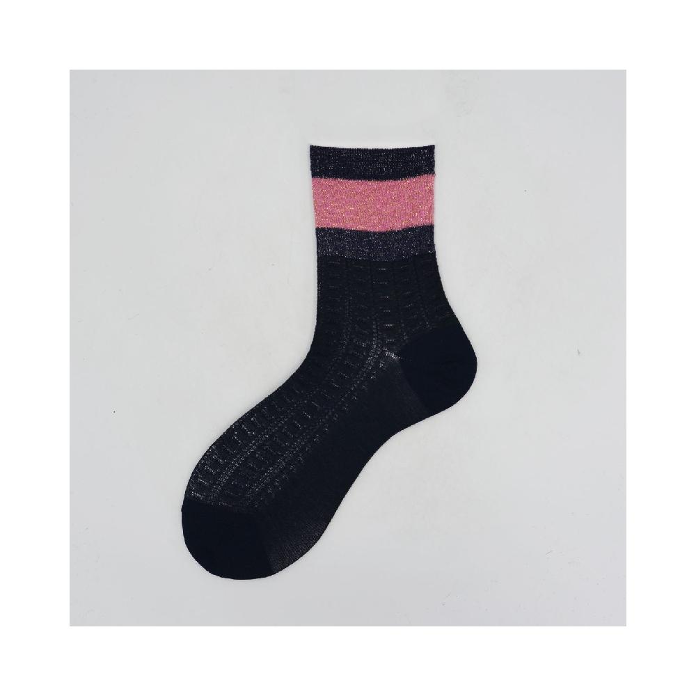 Alto Milano Calza corta in cotone con fantasia in rilievo Lys Online