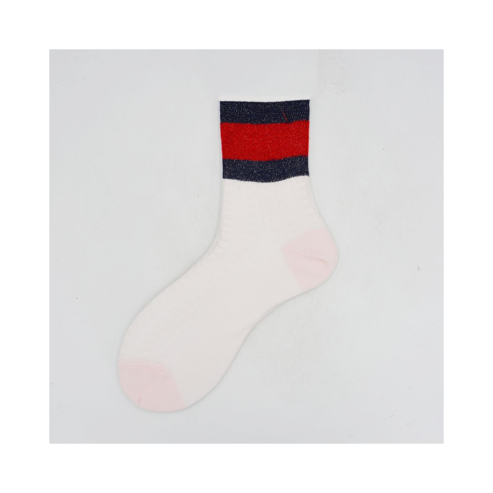 Alto Milano Calza corta in cotone con fantasia in rilievo Lys Online