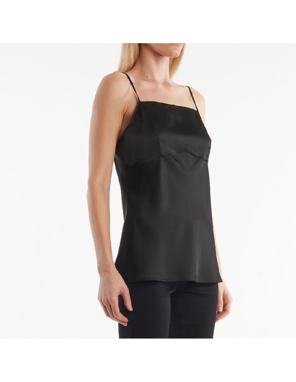 Angelo marani TOP IN RASO Vendite Flash