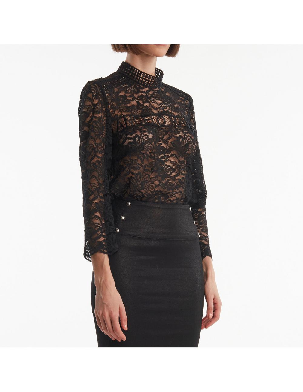 Angelo marani BLUSA IN PIZZO Negozio