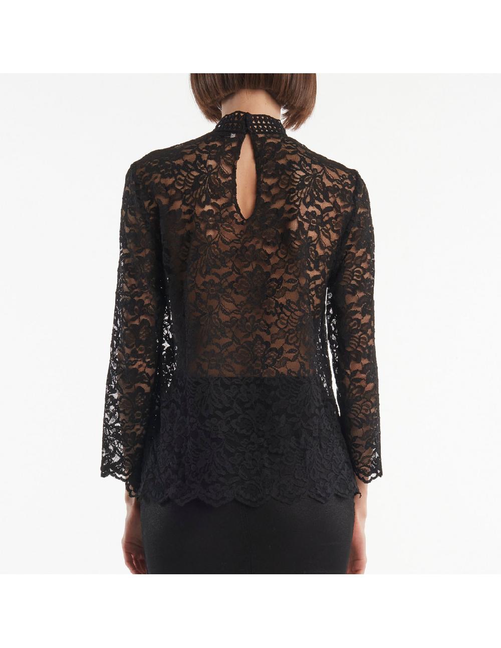 Angelo marani BLUSA IN PIZZO Negozio