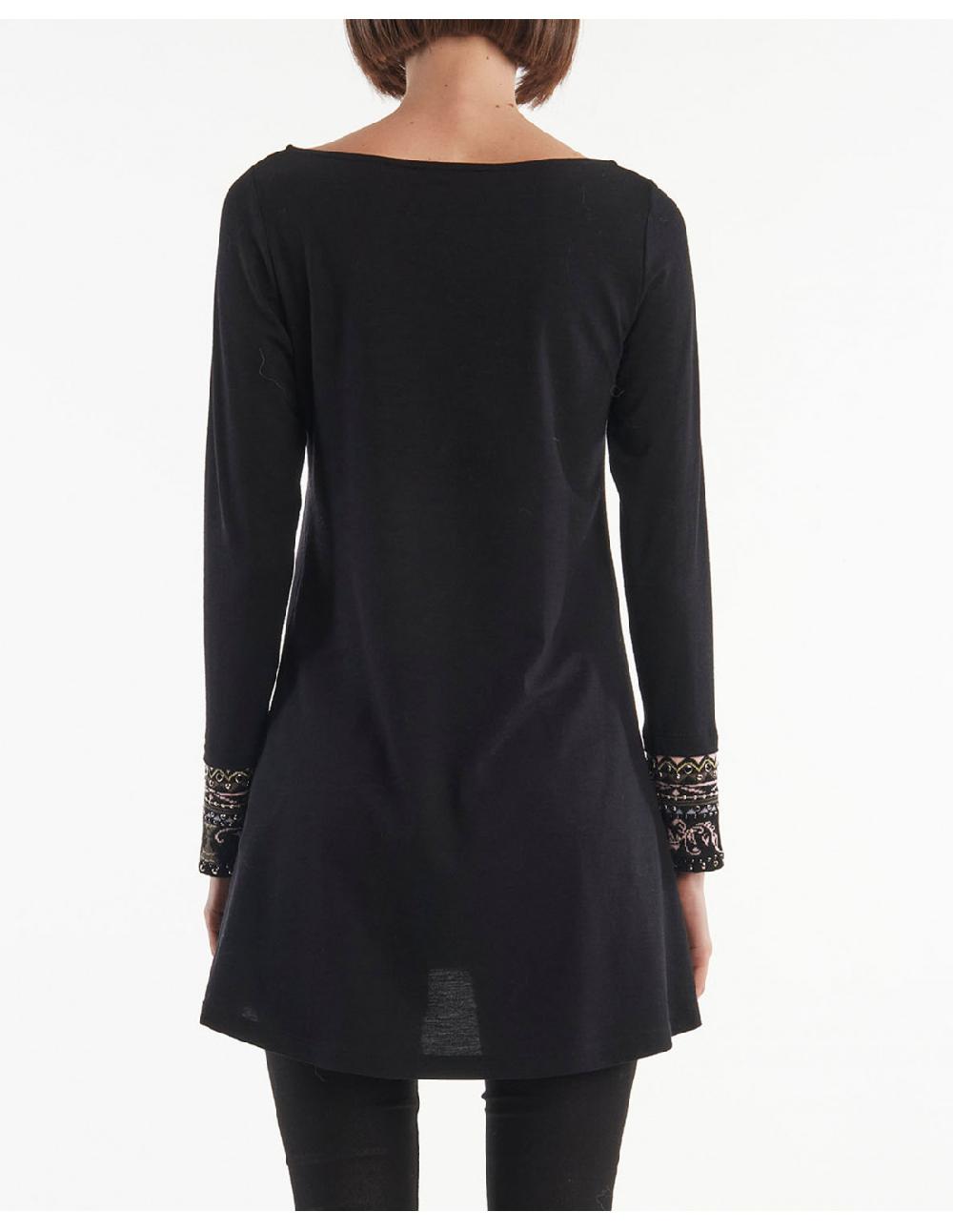 Angelo marani T-SHIRT IN JERSY CONPOLSI JACQUARD+APPL Promozione