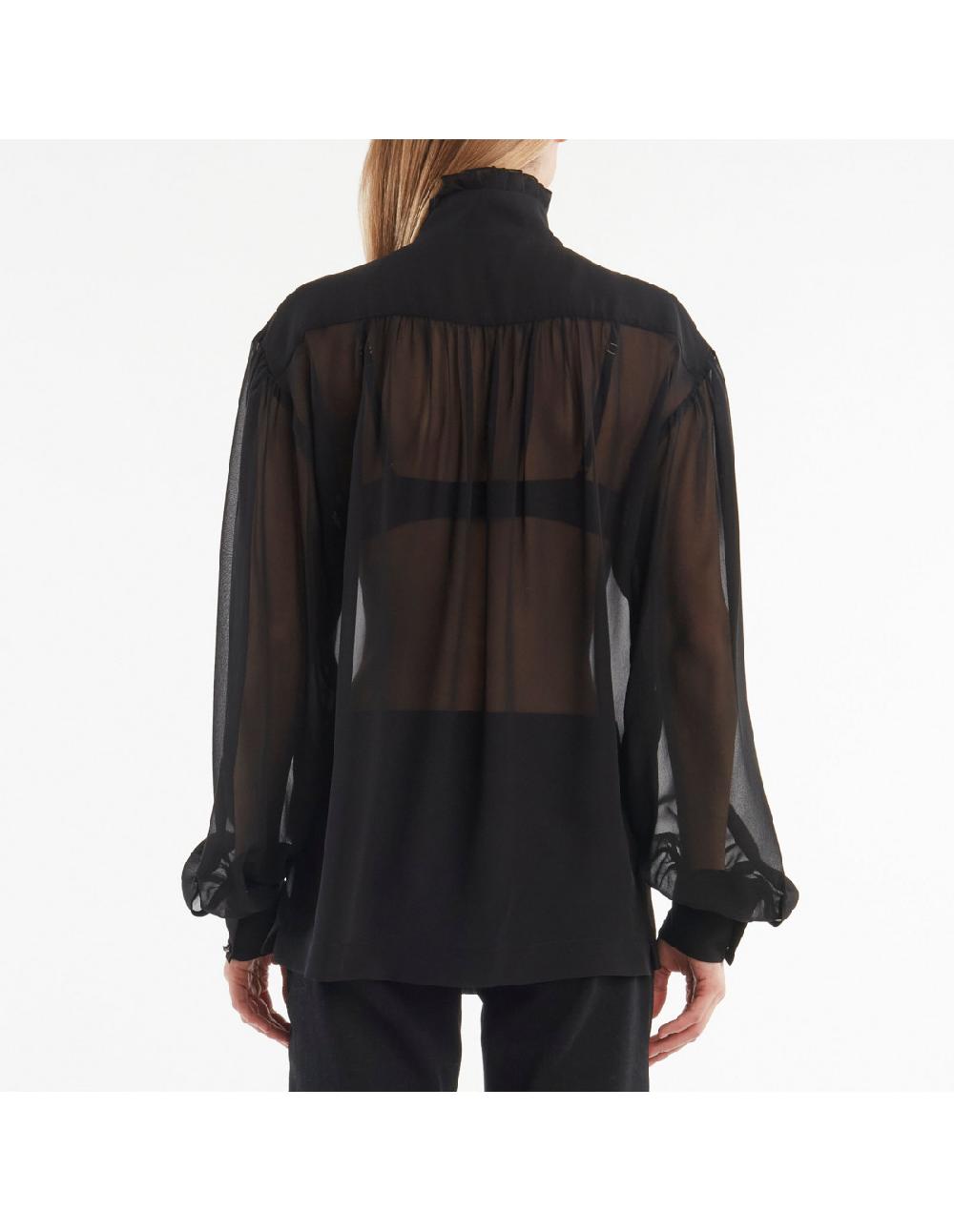 Angelo marani CAMICIA IN GEORGETTE Pezzi Unici