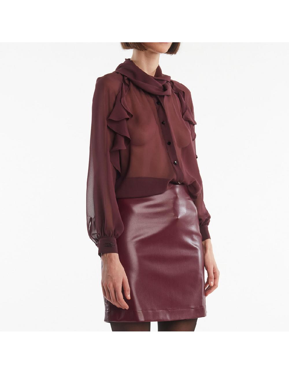 Angelo marani CAMICIA CON ROUCHES Shopping Online