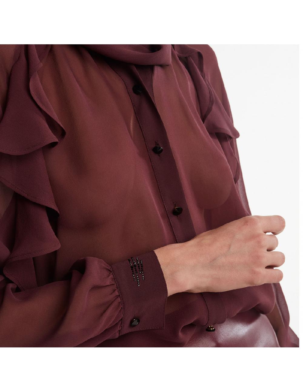 Angelo marani CAMICIA CON ROUCHES Shopping Online