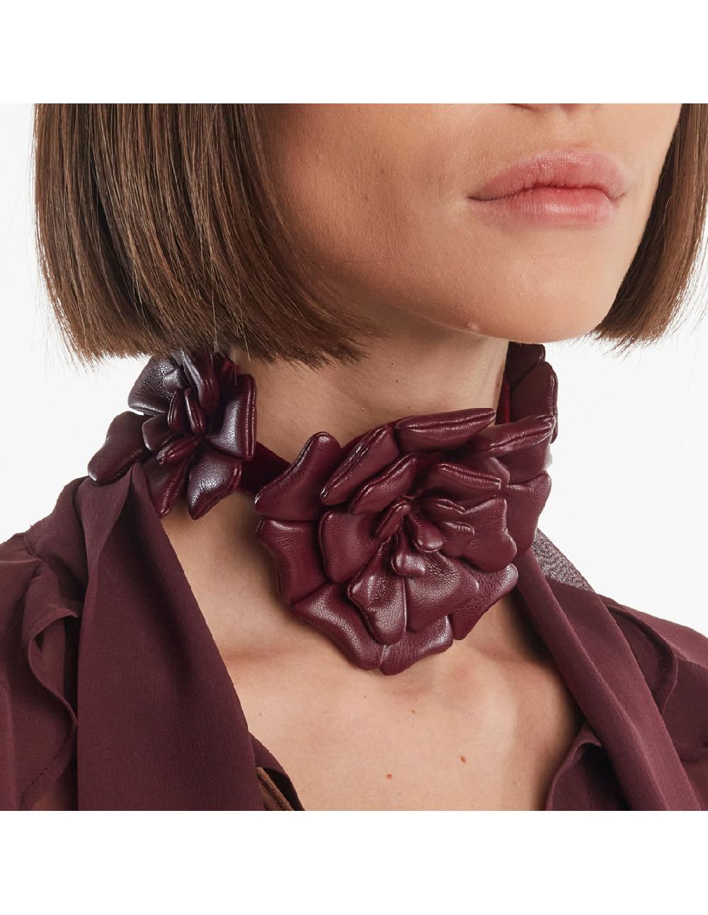 Angelo marani CHOKER C/FIORE IN ECOPELLE I Più Venduti